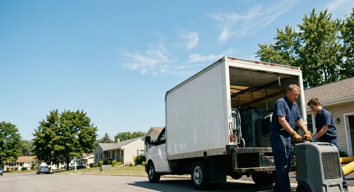 Water Damage Cleanup in Elberfeld, IN near me